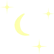 yellow moon and stars icon
