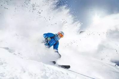skiing at Ober Mountain