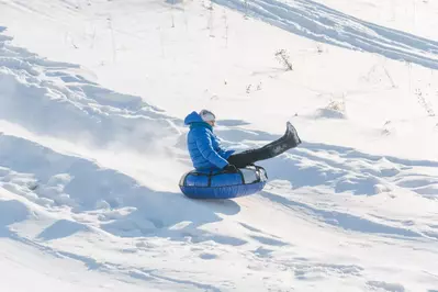 snow tubing ober mountain