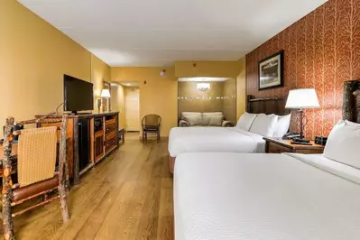 two queen room old creek lodge