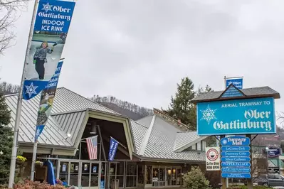 Ober Gatlinburg Tramway Mall in downtown Gatlinburg