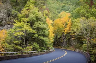 little river road in the smoky mountains