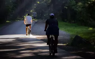 bikers in cades cove