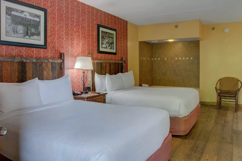 two queen gatlinburg hotel room