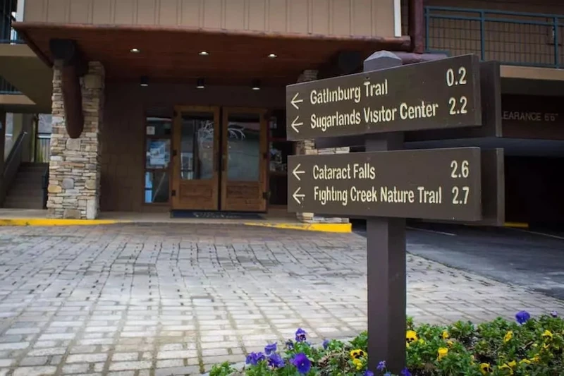 locations sign at Old Creek Lodge