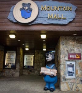 outside of the mountain mall in gatlinburg